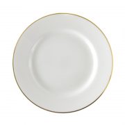 gold line dinner plate